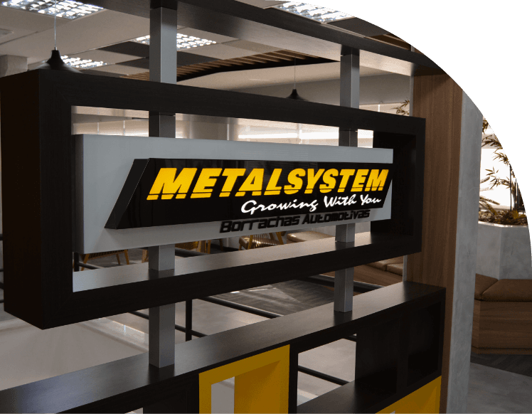 Estoque de peças da Metalsystem