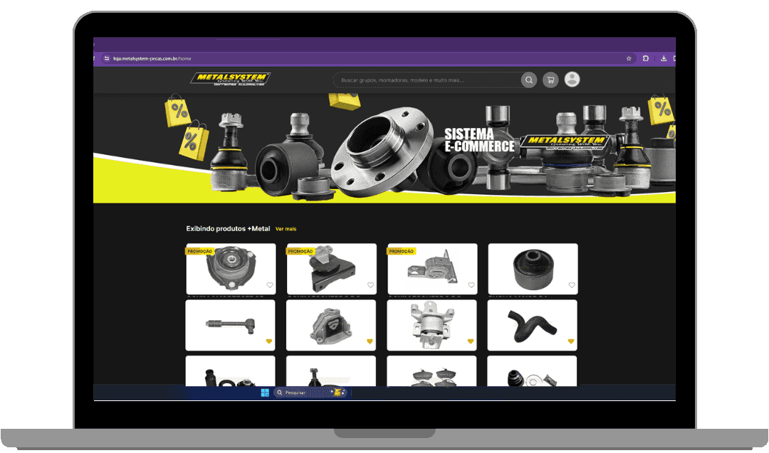Conheça o E-commerce da Distribuidora de Autopeças Metalsystem